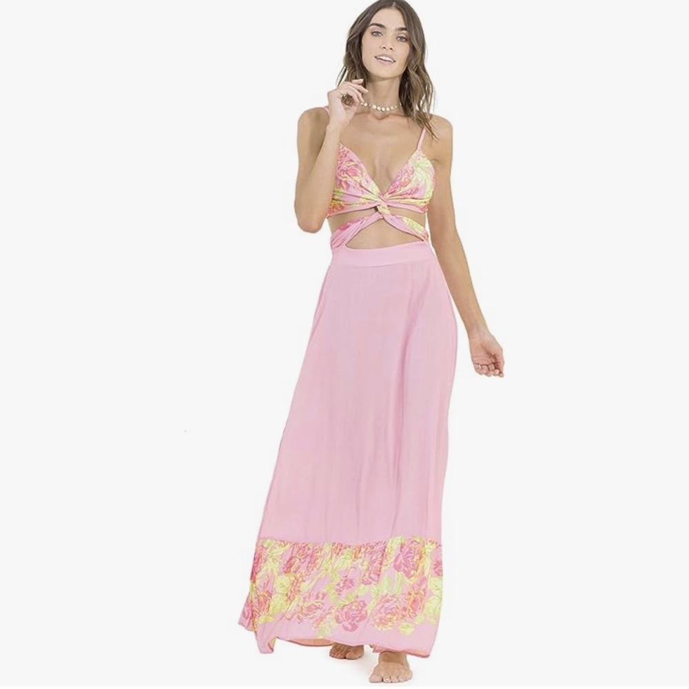 Maaji Pink Long Dress. New with Tags. Size M.